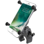 Tough-Claw montageset met universele X-grip RAM Mounts voor large smartphones