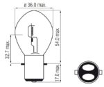 Lamp 12V-45/40W BA20D