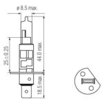 Lamp 12V-55W H1