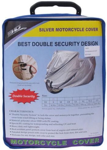 Scooterhoes Edge universeel - zilver