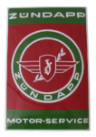 Emaille Bord Zundapp Service 40*60cm