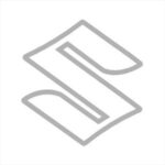Sticker logo Suzuki zilver