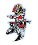 Sticker jumping crosser