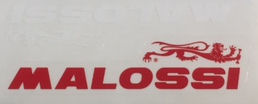 Sticker Malossi - klein rood/ wit