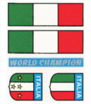 Stickerset Italia 5-delig