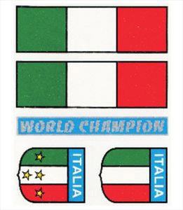 Stickerset Italia 5-delig