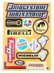 Stickerset Bridgestone - Michelin