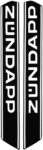 Stickerset Zundapp tank 390x50mm